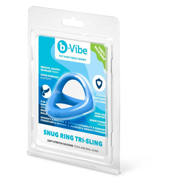 B-Vibe Snug Ring Tri-Sling Silicone Cock Ring