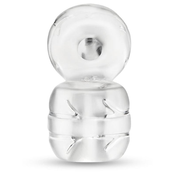 B-Vibe Strech-Tech Double Barrel Ultra Stretchy Cock Ring and Ball Stretcher