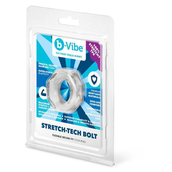 B-Vibe Stretch-Tech Bolt Ultra Stretchy Cock Ring