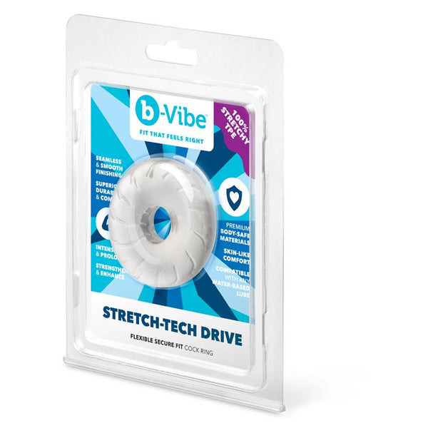 B-Vibe Stretch-Tech Drive Ultra Stretchy Cock Ring
