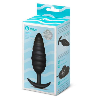 B-Vibe Twist Texture Plug