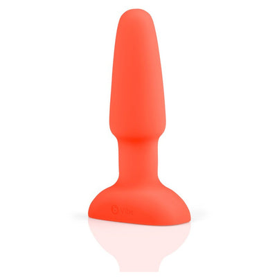 B-Vibe Rechargeable Rimming Plug Anal Vibrator - Colour: Orange