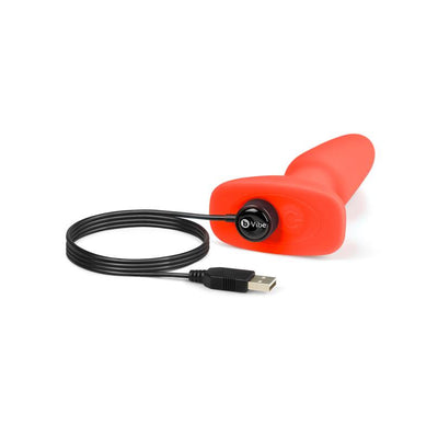 B-Vibe Rechargeable Rimming Plug Anal Vibrator - Colour: Orange