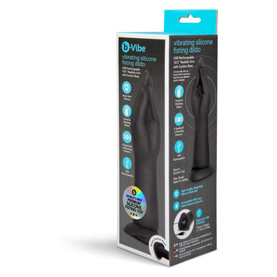 B-Vibe Vibrating Silicone Fisting Dildo