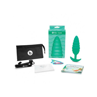 B-Vibe Zoe Ligon Collection Twist Ribbed Texture Plug