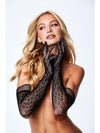 Baci Leopard Lace Opera Glove