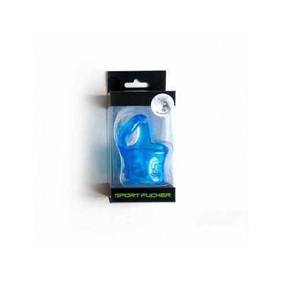 Sport Fucker Baller Ring TPE Ball Stretcher Cockring - Colour: Blue