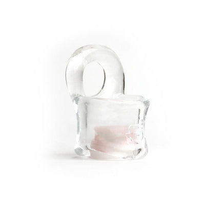 Sport Fucker Baller Ring TPE Ball Stretcher Cockring - Colour: Clear