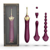 Zalo Bess Multi-Function Massager Vibrator Kit - Colour: Obsidian Black