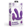 Together Blended Pleasure Remote Controlled Triple-Pronged Vibrator
