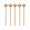 Hott Products Boobie Straws Flesh Color 6 Pack