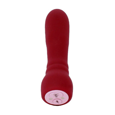 Femme Fun Booster Bullet Rechargeable Silicone Vibrator with Booster Function - Colour: Maroon