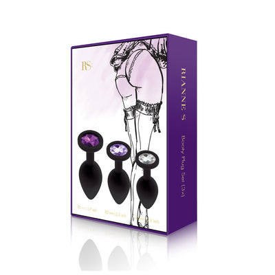 Rianne S Booty Plug Medical Grade Silicone Butt Plug Training Kit