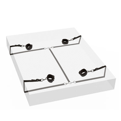 CalExotics Boundless Bed Restraint with Adjustable Wrist and Ankle Cuffs