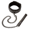 CalExotics Boundless Adjustable Vegan Leather Collar and Leash Set
