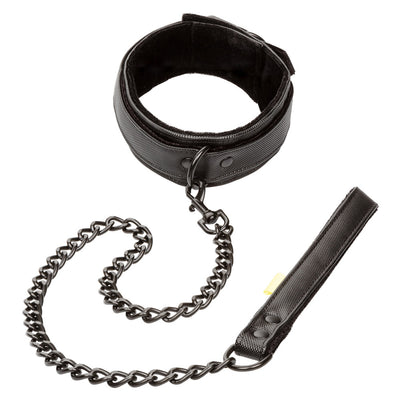 CalExotics Boundless Adjustable Vegan Leather Collar and Leash Set