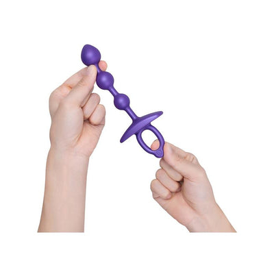 B-Vibe Butties ZIP Silicone Anal Bead