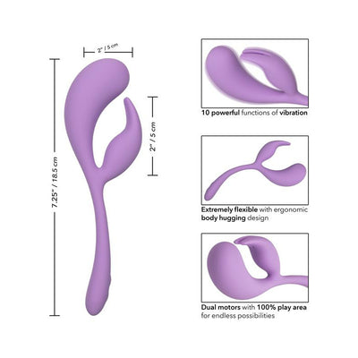 Calexotics Elle Liquid Silicone Dual Flicker