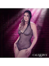 Calexotics Radiance Plus Size Hooded Deep V Bodysuit