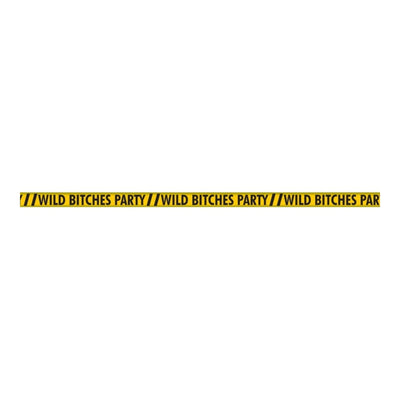 Hott Products Caution Party Tape Wild Bitches 100 Inches