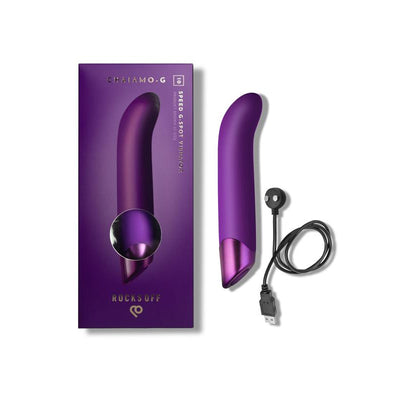 Rocks Off Chaiamo G 6 Inch G Spot Vibrator - Colour: Purple