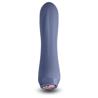 NS Novelties Charms Fern Compact Silicone Vibrator - Colour: Fern Gray