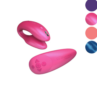 We-Vibe Chorus Couples Vibrator with Touch-Sense Technology and Squeeze Remote