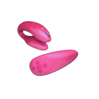 We-Vibe Chorus Couples Vibrator with Touch-Sense Technology and Squeeze Remote - Colour: Cosmic Pink