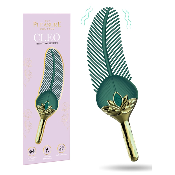 Full Circle The Pleasure Company Cleo Vibrator 7.1" x 2.05" x 1.06" - Colour: Green