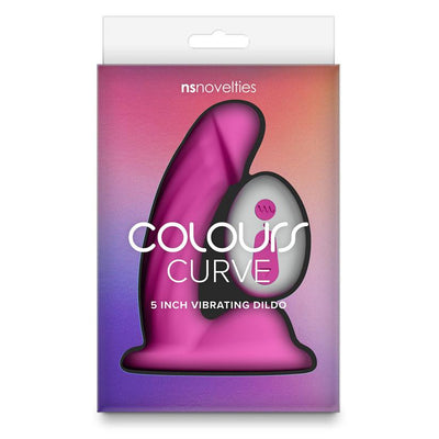NS Novelties Colours Curve Vibrating 5 in. Dildo