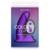NS Novelties Colours Curve Vibrating 5 in. Dildo - Colour: Purple