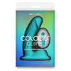 NS Novelties Colours Curve Vibrating 5 in. Dildo - Colour: Teal