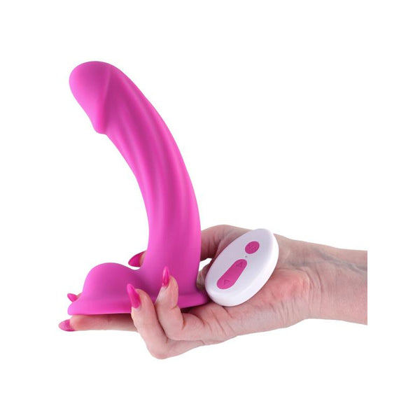 NS Novelties Colours Curve Vibrating 6 in. Dildo - Colour: Pink