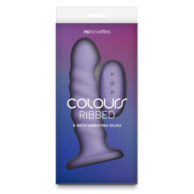 NS Novelties Colours Ribbed 6 in. Vibrating