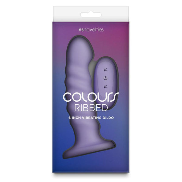 NS Novelties Colours Ribbed 6 in. Vibrating