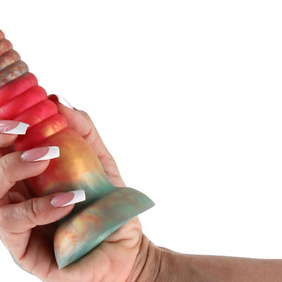 NS Novelties Colours Stacked 6in Dildo - Colour: Red/Gold