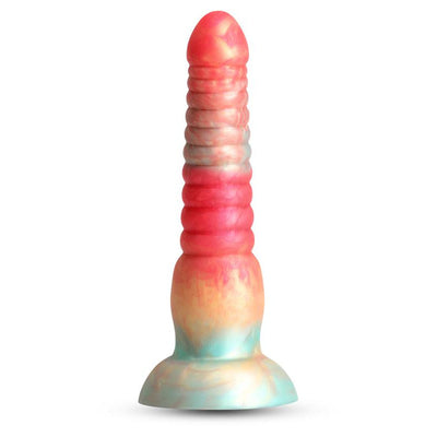 NS Novelties Colours Stacked 6in Dildo - Colour: Red/Gold