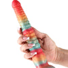 NS Novelties Colours Stacked 9in. Dildo - Colour: Red/Gold