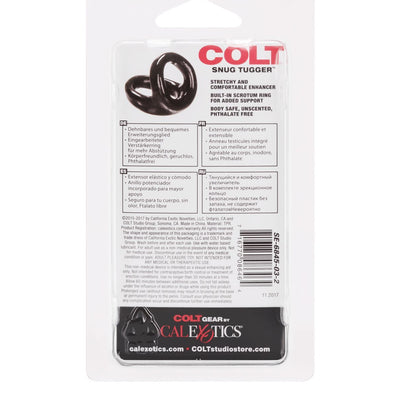 California Exotics Colt Snug Tugger Cock & Balls Device - Colour: Black