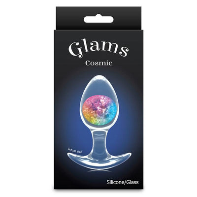 NS Novelties Cosmic Glams Anal Plug - Colour: Rainbow