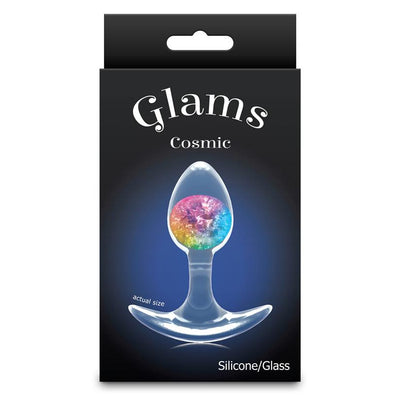 NS Novelties Cosmic Glams Small Anal Plug - Colour: Rainbow