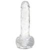 BMS Factory Crystal Addiction 7-Inch Dildo with Balls