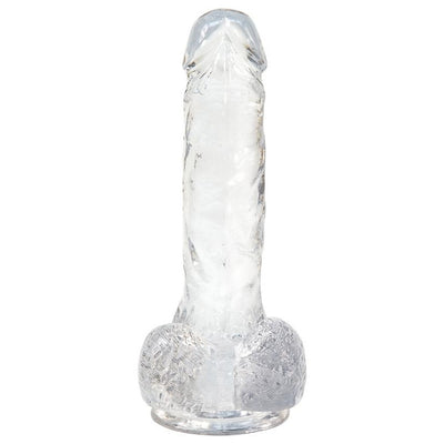 BMS Factory Crystal Addiction 7-Inch Dildo with Balls