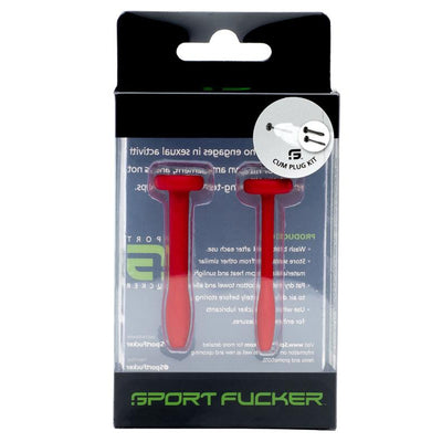 Sport Fucker Cum Plug Kit - Colour: Red