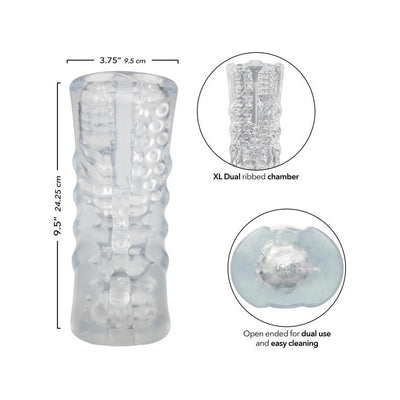 CalExotics Cyclone Dual Ribbed Stroker XL