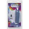 Doc Johnson Crystal Jellies - 8 Inch Realistic Cock with Balls