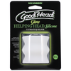 Doc Johnson Goodhead Glow Helping Head Silicone Frost Green Glow