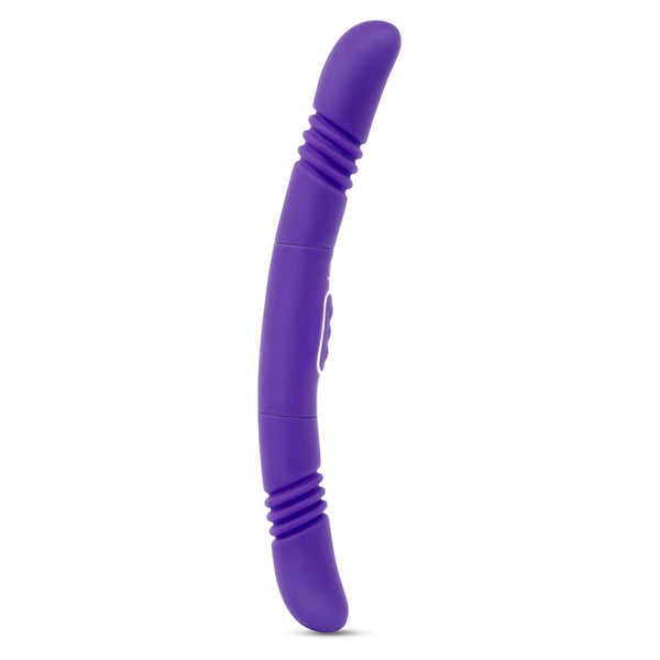 Together Duo Together Double Delight Double Ended Vibrating Thrusting Dildo