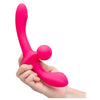 Together Double Tap Double-Ended Vibrating Strapless Strap-On
