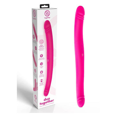 Together Duo Together Double-Ended Vibrating Thrusting Dildo